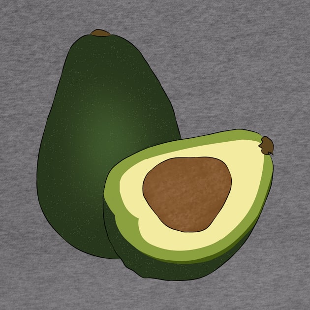 Avacado Fruit Art by ArtRaft Pro